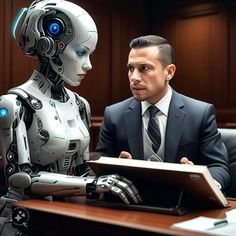 AI Bot with expert witness generating evidence in a court case